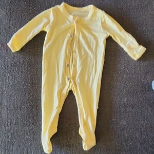 Kyte Baby Yellow Snap Footie Newborn